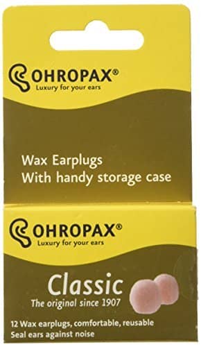 ohropax wax earplugs